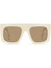 Etro Screen Oversize-frame Sunglasses In Neutrals
