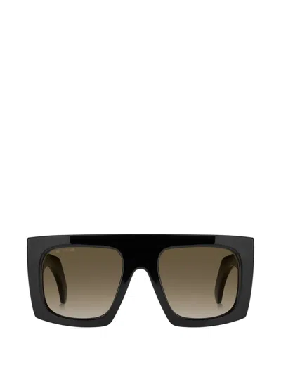 Etro Screen Rectangle-frame Sunglasses In Black