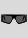 Etro Screen Rectangle-frame Sunglasses In Black