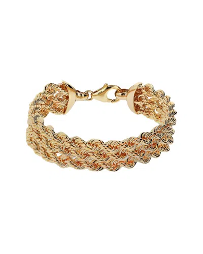 Etrusca Gioielli 18k Plated Bracelet In Gold