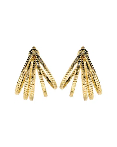 Etrusca Gioielli 18k Plated Earrings In Gold