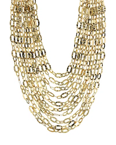 Etrusca Gioielli 18k Plated Necklace In Gold