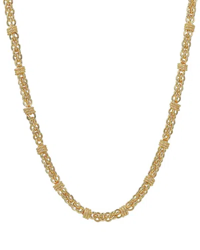 Etrusca Gioielli 18k Plated Necklace In Gold