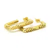 Etta Burton Jewellery Women's Gold Tropical Square Hoops In Gold