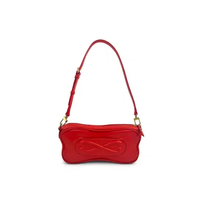 Etta Grove Footwear Women's Nappa Leather With Sheen Mini Clutch & Underarm Bag - Red