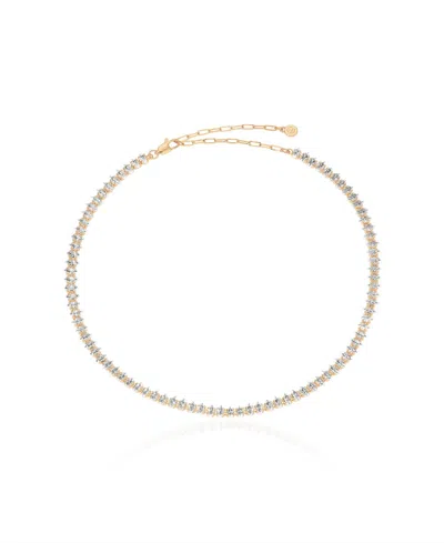 Ettika 18k Gold Marquise Cubic Zirconia Necklace