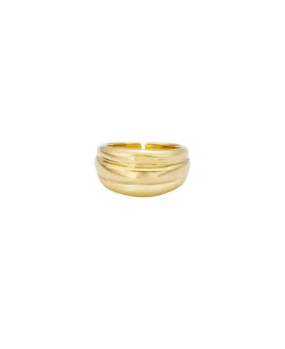 Ettika 18k Gold Plated Dome Ring