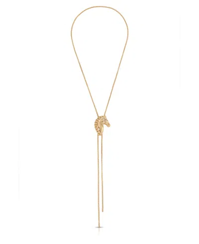 Ettika 18k Gold-plated Stallion Lariat Necklace