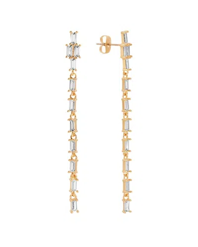 Ettika 18k Plated Linear Earrings In Multi