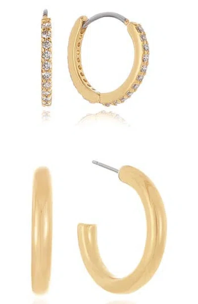 Ettika 2-pack Hoop Earrings In Gold