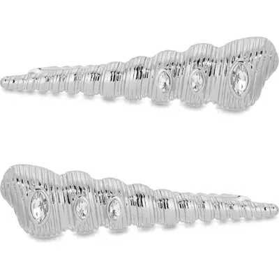 Ettika 2-pack Tower Shell Barrettes