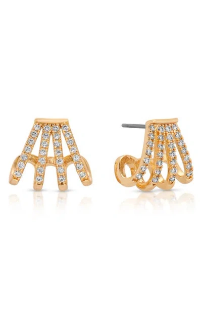 Ettika Angel Wings Drop Earrings In Gold