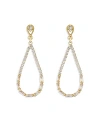 Ettika Angels City Crystal Open Drop Earrings In Gold