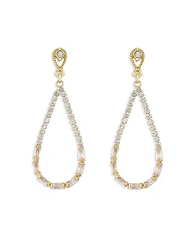 Ettika Angels City Crystal Open Drop Earrings In Gold