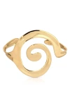 Ettika Aura Statement Cuff Bracelet In Gold