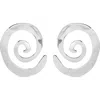 Ettika Aura Swirl Earrings In Silver