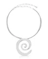 Ettika Aura Swirl Pendant Necklace