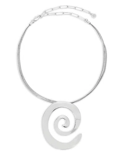 ETTIKA AURA SWIRL PENDANT NECKLACE, 12-17