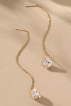 Ettika Barely There Crystal Dangle Threader Earrings
