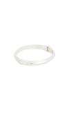 Ettika Base Stacking Bangle Bracelet In White