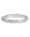 Ettika Base Stacking Bangle Bracelet In Silver