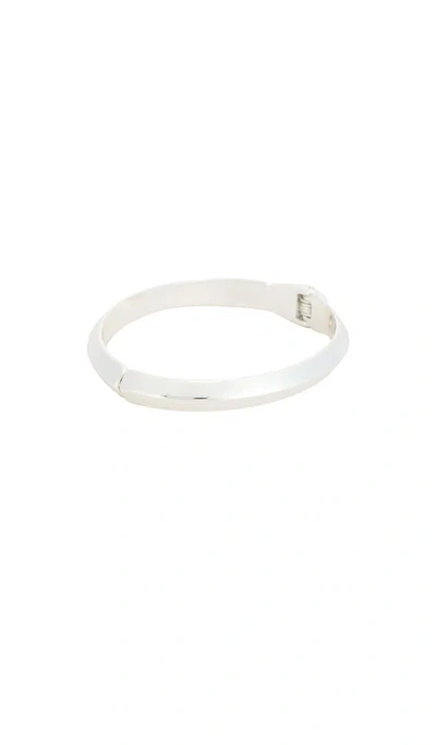Ettika Base Stacking Bangle Bracelet In Silver