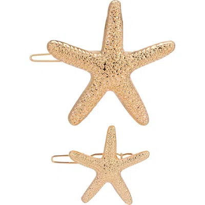 ETTIKA ETTIKA BEACHCOMBER SET OF 2 BARRETTES