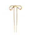Ettika Organica Bow Hair Pin In Gold Tone In Gold