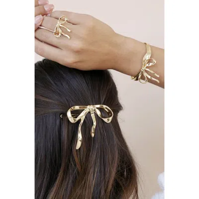 ETTIKA ETTIKA BOW ORGANICA BARRETTE