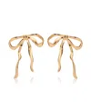 Ettika Organic Bow Earrings In Gold