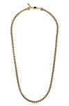 Ettika Box Chain Necklace In Gold