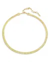 Ettika Flat Snake Chain In Gold