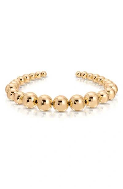 Ettika Bubble Cuff Bracelet In Gold