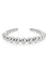 Ettika Bubble Cuff Bracelet In Silver