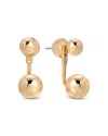 Ettika Bubble Jackets Earrings In Gold