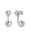 Ettika Bubble Jackets Earrings In Metallic
