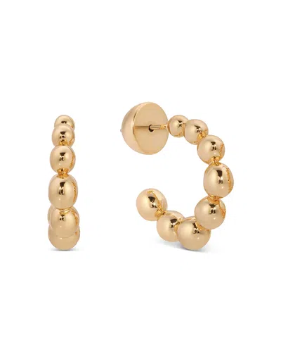 Ettika Bubble Huggie Hoop Earrings In Gold