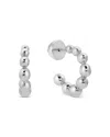 Ettika Bubble Huggie Hoop Earrings In Metallic