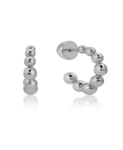 ETTIKA BUBBLE HUGGIE HOOPS EARRINGS