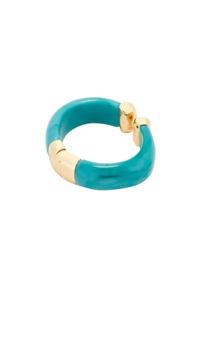 Ettika Carved Relic Cuff In Blue