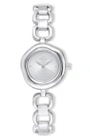 Ettika Chunky Bezel Bracelet Watch In Gold