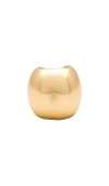 Ettika Chunky Metal Ear Cuff In 18k Gold Plated