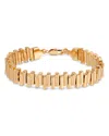 Ettika Chunky Rectangular Link Bracelet In Gold