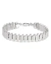Ettika Everyday Link Chunky Rectangle Shape Bracelet In White