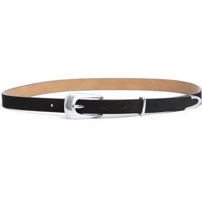 Ettika Classic Belt In Black And Silver