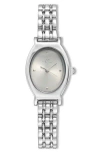 Ettika Classic Oval Dial Two-tone Bracelet Watch In Metallic