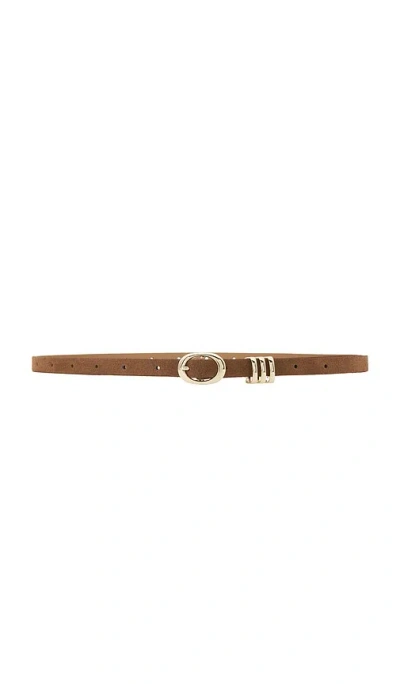 Ettika Classic Skinny Belt Belt In Brown