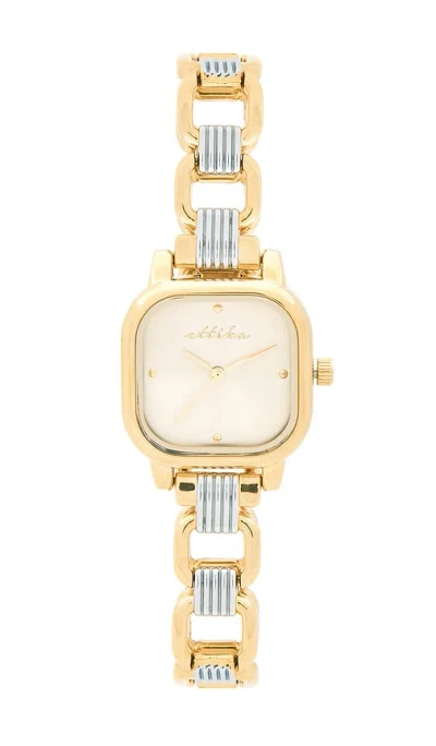 Ettika Quinn Watch In Gold