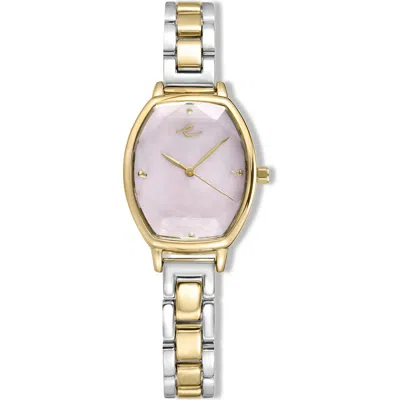 Ettika Classic Triple Link Watch In Pink