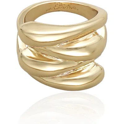 Ettika Cluster Dome Ring In Gold